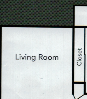Lakeview Towers | Apartments | Floor Plan 3 | 1x1